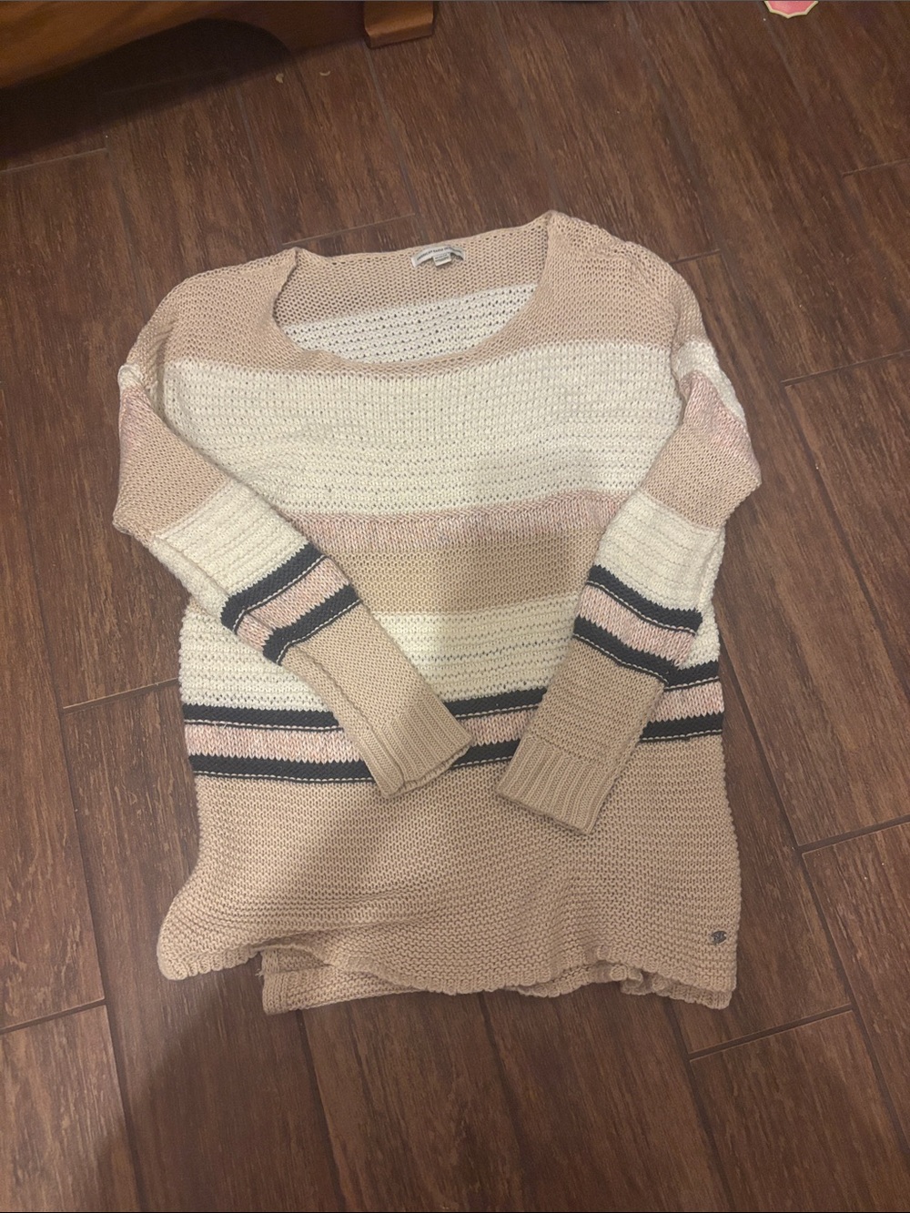 American Eagle Multi-Colored Stripped Sweater